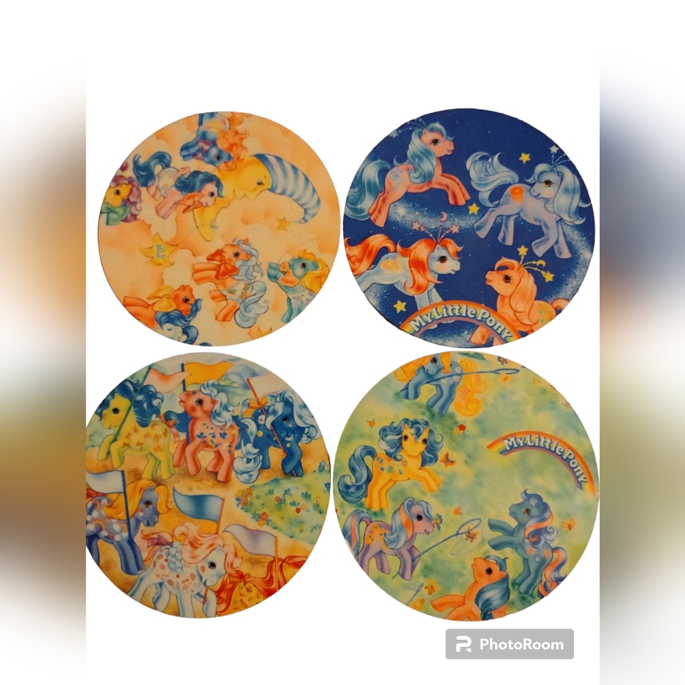 Set of 4 My little pony‎ coasters